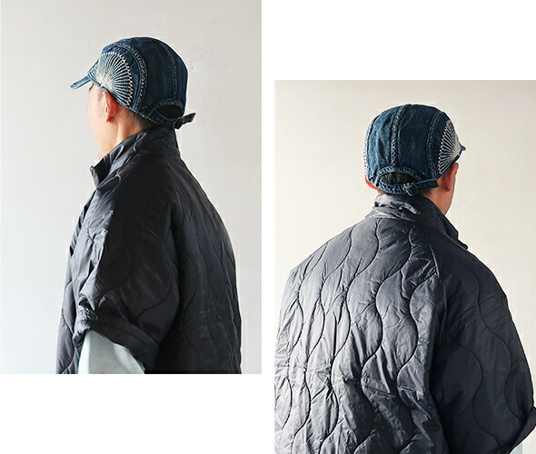 KAPITAL キャピタル 10oz IDG×IDG デニム キャンプCAP (風呂敷刺繍)