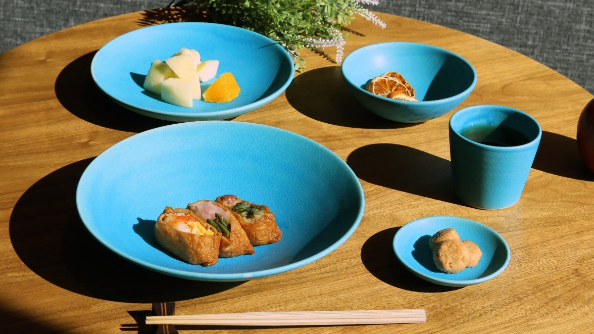 楽天市場】信楽焼 お皿 Toruco 22cm | プレート 中皿 盛り皿 陶器