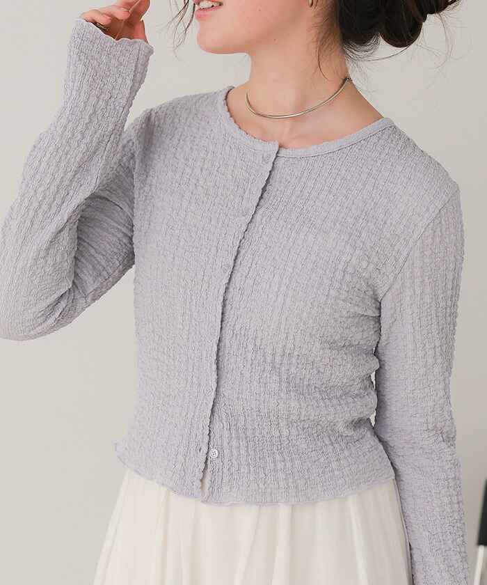 楽天市場】前後2wayポコポコジャガードトップス トップス レディース