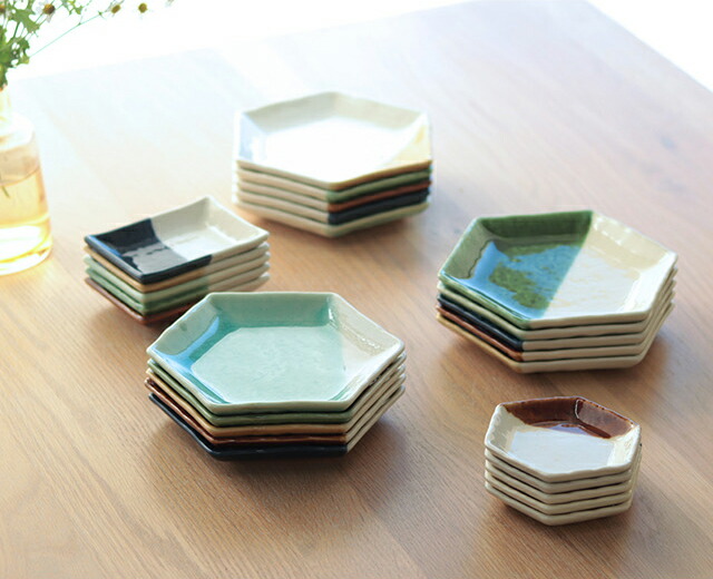 楽天市場】m.m.d. true colors line 取皿 8分掛け(取り皿 六角