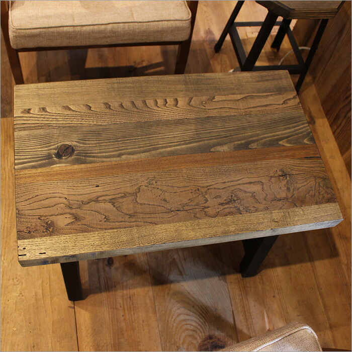 楽天市場】寄木タイプ 古材 ベンチ 木製ベンチ 長椅子 背もたれなし 木