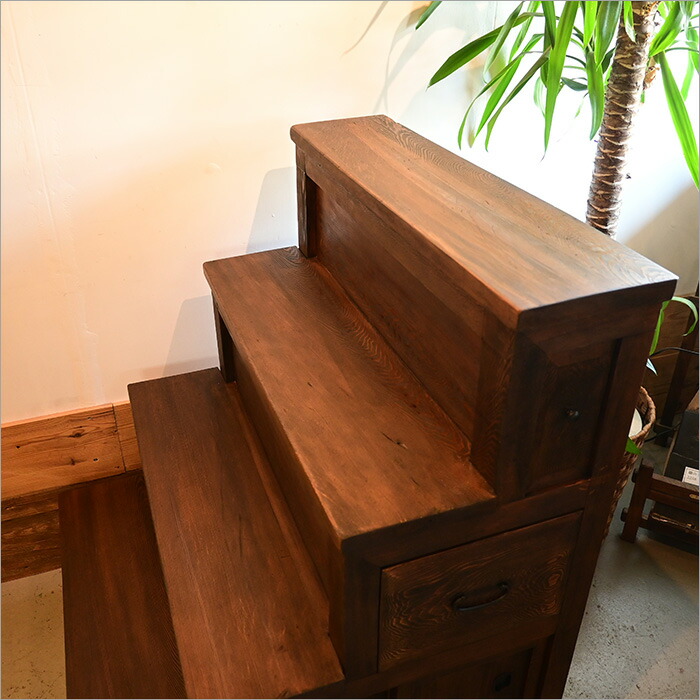 楽天市場】和箪笥 階段箪笥 リメイク収納家具 一点物 アンティーク家具