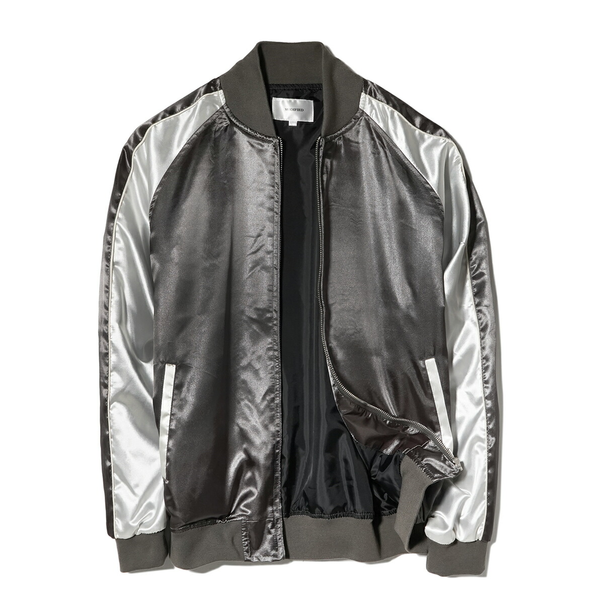 楽天市場】スカジャン メンズ 無地 サテンジャンパー スーベニア