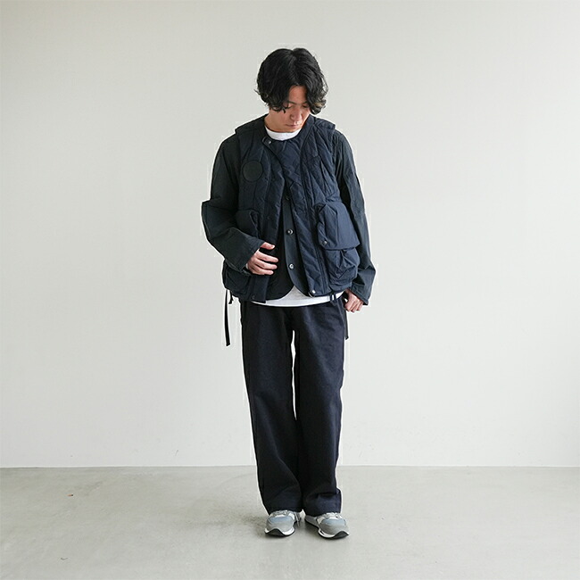 EUPT42-GA067]ULTERIOR(アルテリア)WASHED BIZEN GABARDINE TUCKED