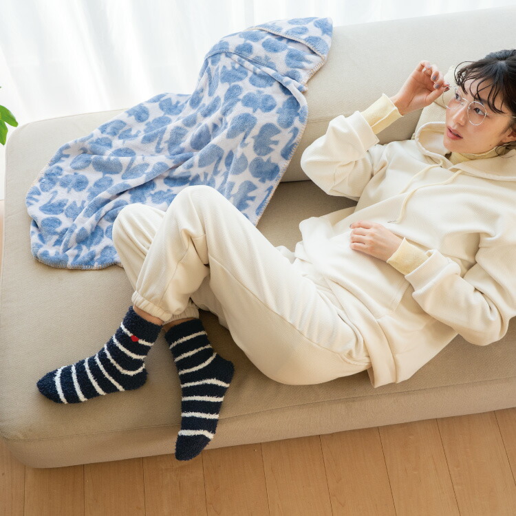 ムームールームソックス Wpc. Patterns もこもこ靴下 ギフト対象