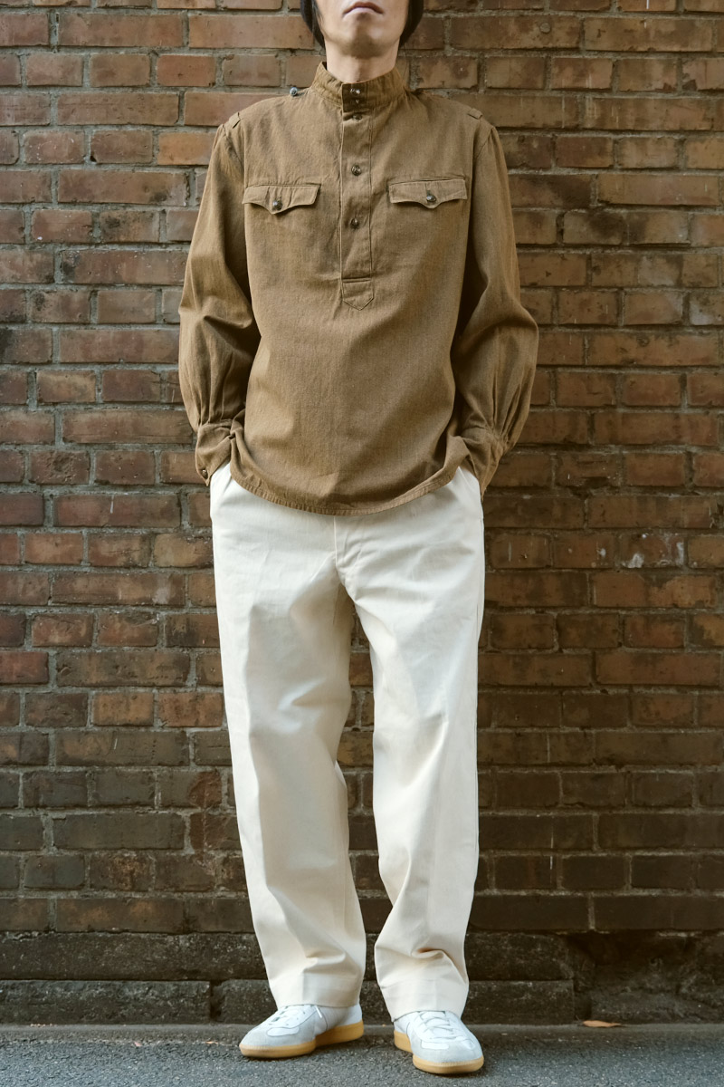 楽天市場】ソビエト軍 M43 プルオーバーシャツ ルパシカ USED ソ連軍