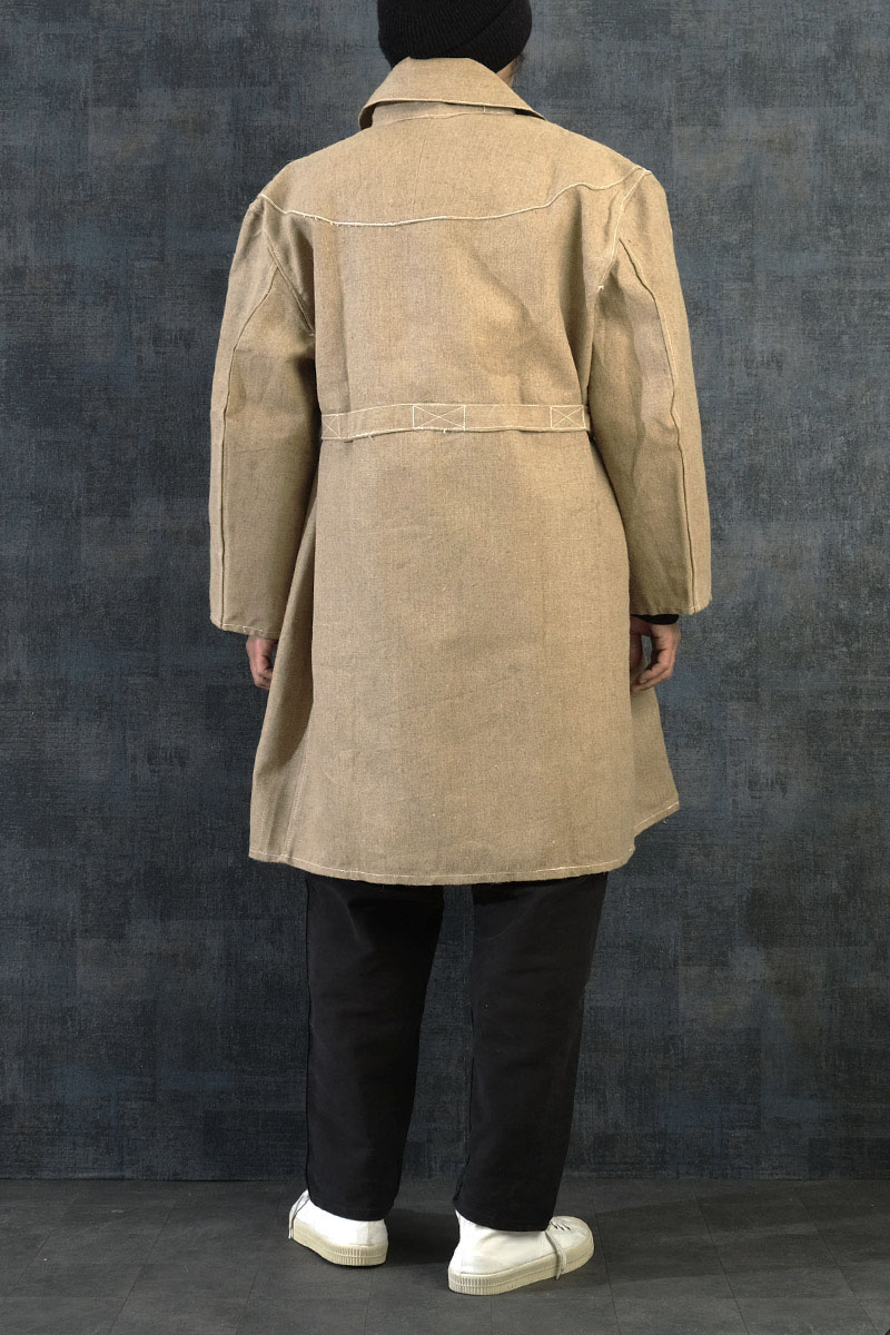 楽天市場】イタリア軍 50s メカニックコート リネン デッドストック