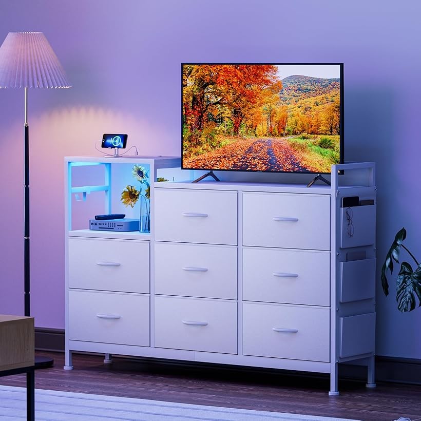 楽天市場】チェスト収納 タンス 棚付き 箪笥 リビング収納 ワイド