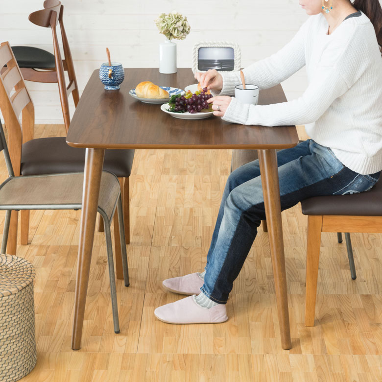 楽天市場】ダイニングテーブル 4人掛け 長方形 木製 幅120cm 高さ70cm