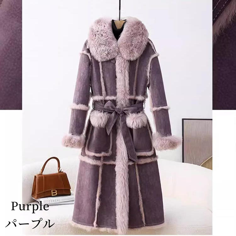 楽天市場】コート ラビットムートン ラムファー レディース 冬 ロング