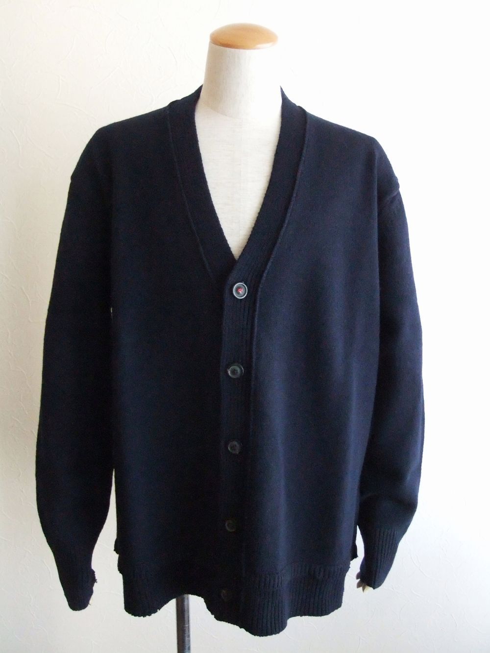 Maison Margiela - MAISON MARGIELA エルボーパッチ カーディガン