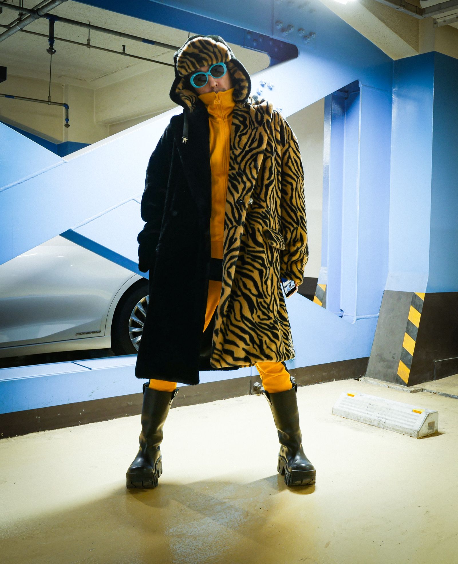 el conductorH - ケミカル タイガー ファーコート | 3RD[i]VISION SHOP