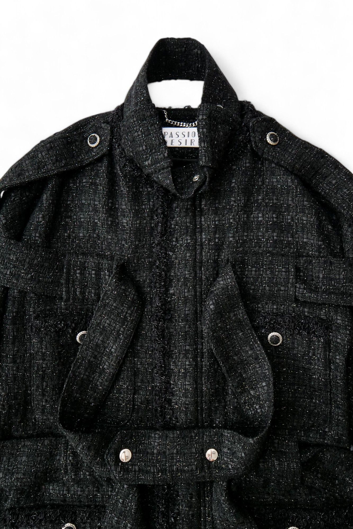 el conductorH - ミックスツイード ボンデージ ジャケット MIXED TWEED