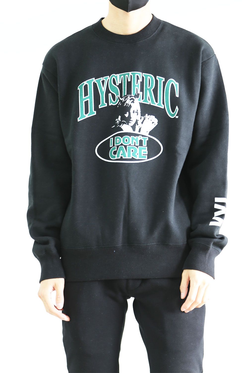 HYSTERIC GLAMOUR - I DON'T CARE スウェット / ネイビー | Tempt