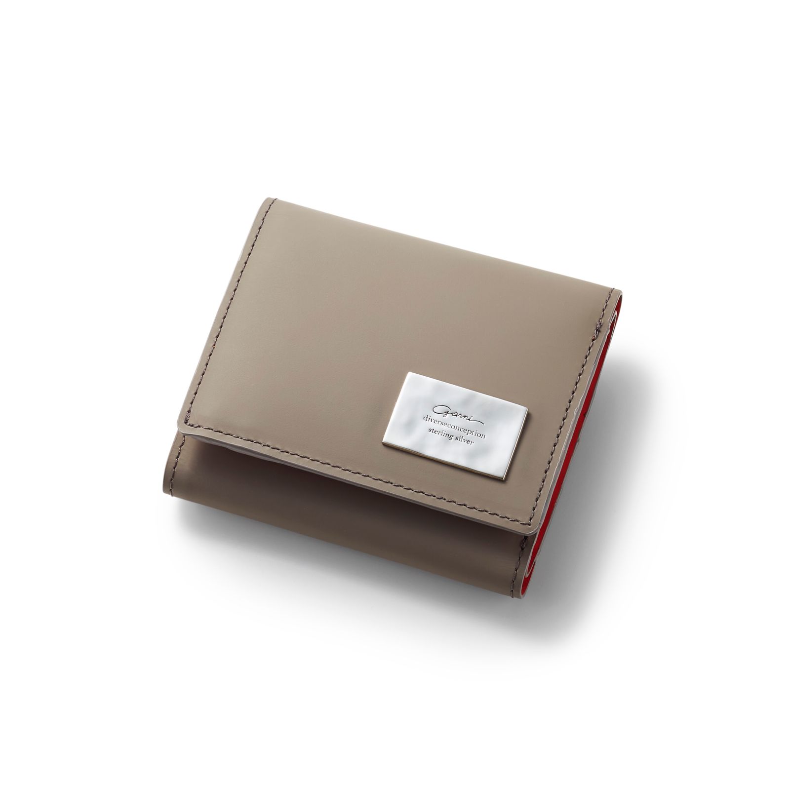 GARNI - Rubber Mini Three Fold Wallet / ブラック | Tempt