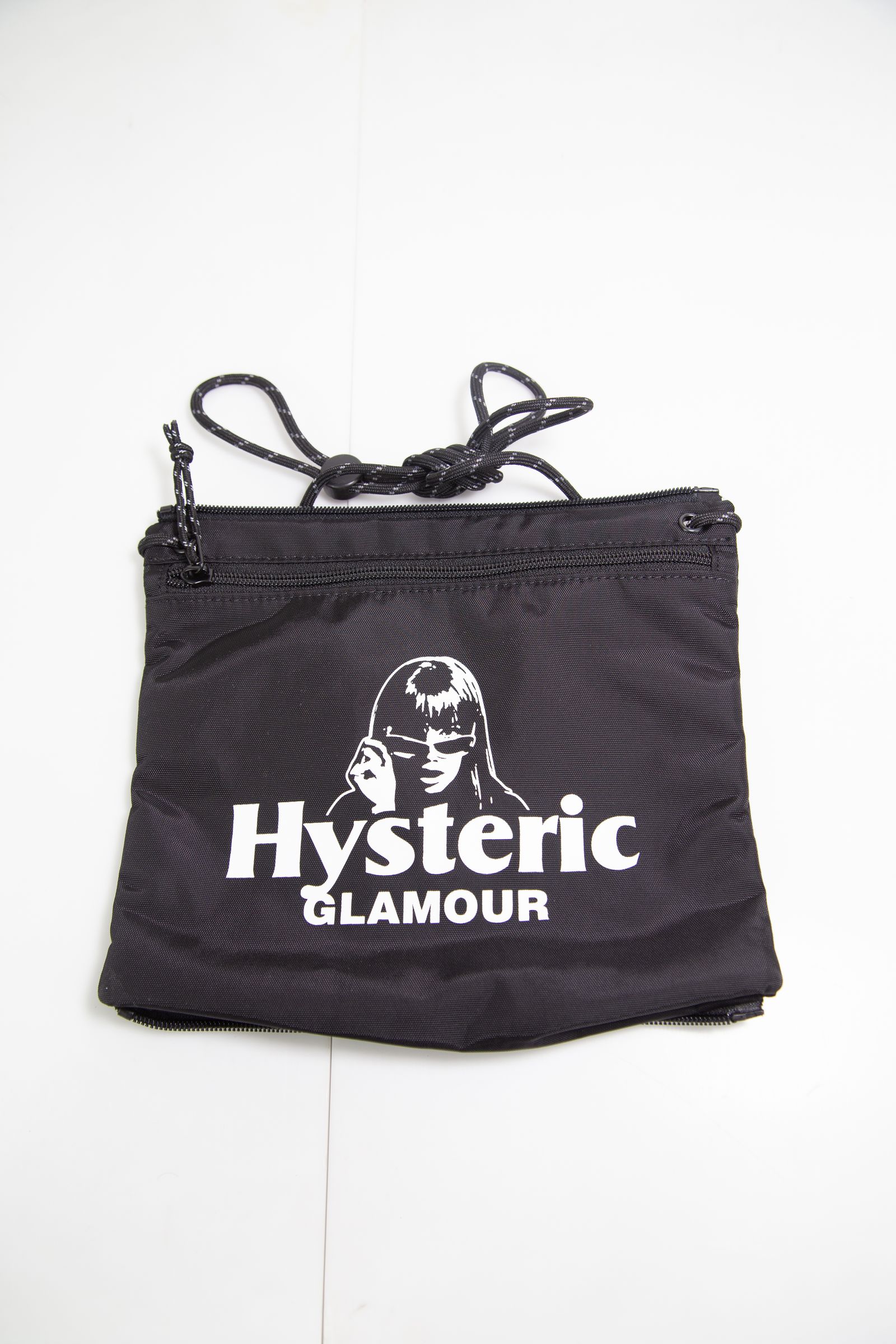 HYSTERIC GLAMOUR - LOOKING AT YOU 2WAYボストンバッグ / ブラック