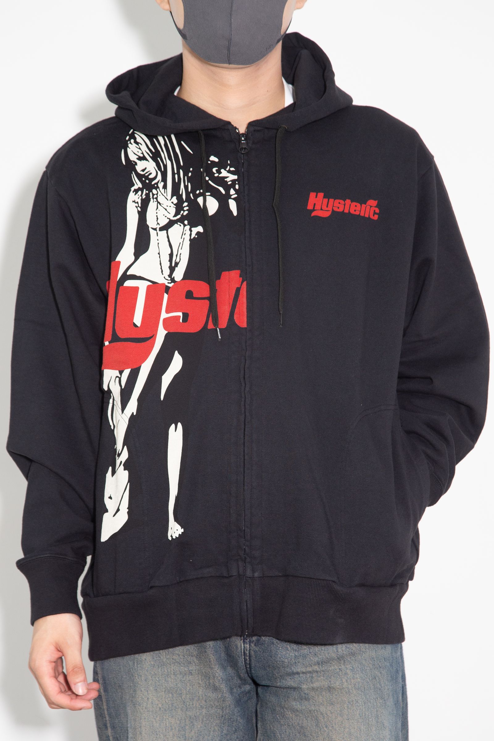 HYSTERIC GLAMOUR - HYSTERIC TIMES パーカー / ブラック | Tempt