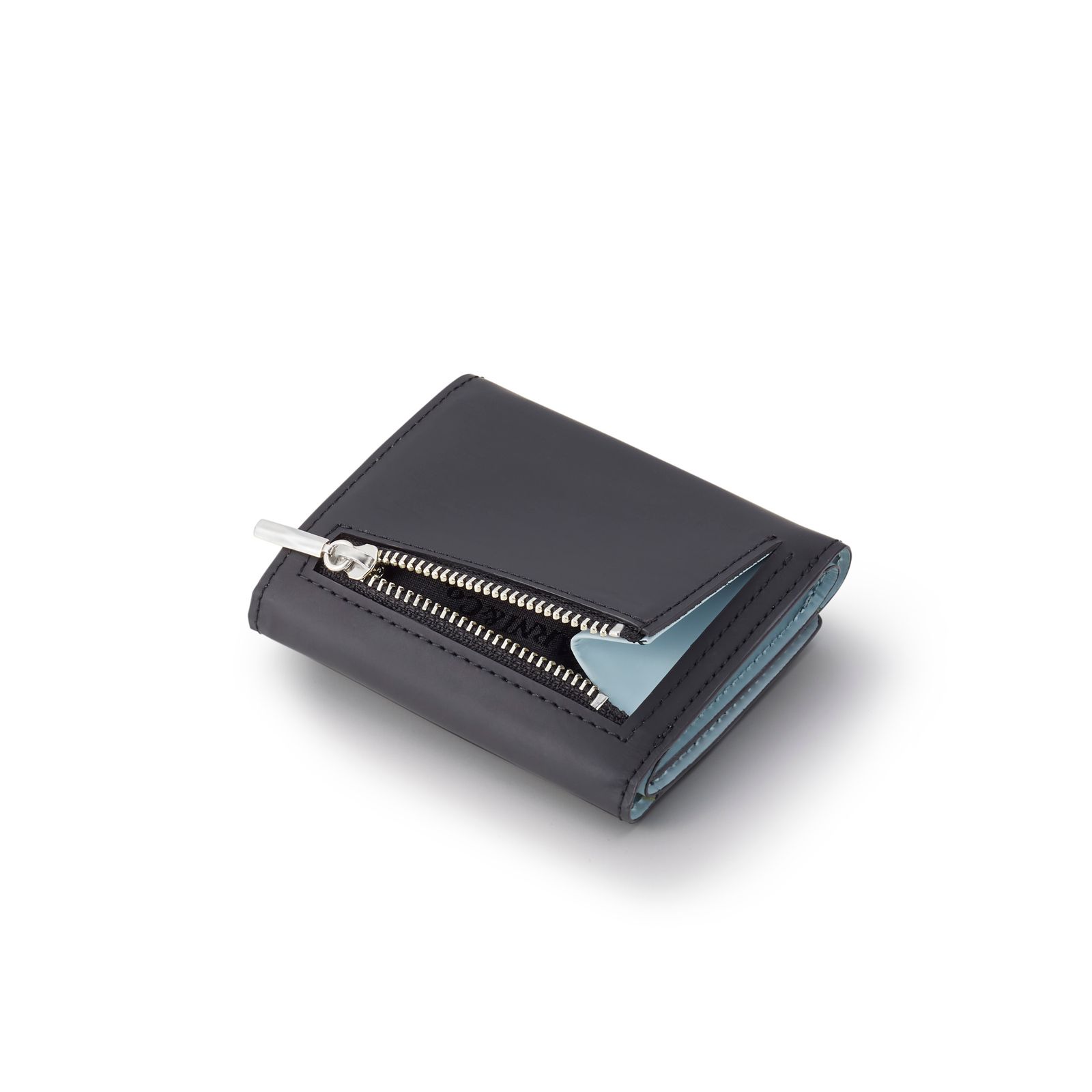 GARNI - Rubber Mini Three Fold Wallet / ブラック | Tempt