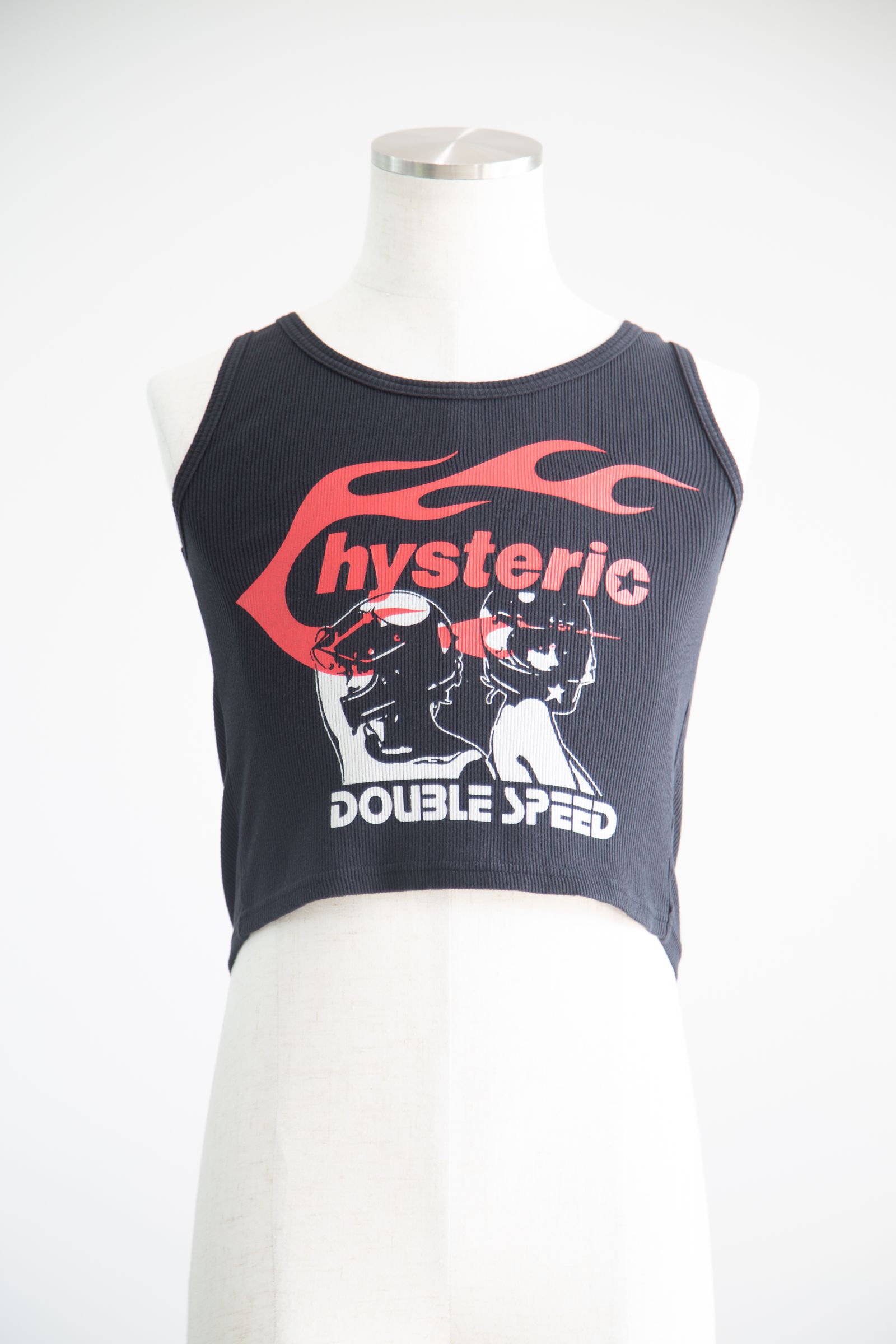 HYSTERIC GLAMOUR - HYSTERIC FLAME ON タンクトップ / ホワイト | Tempt