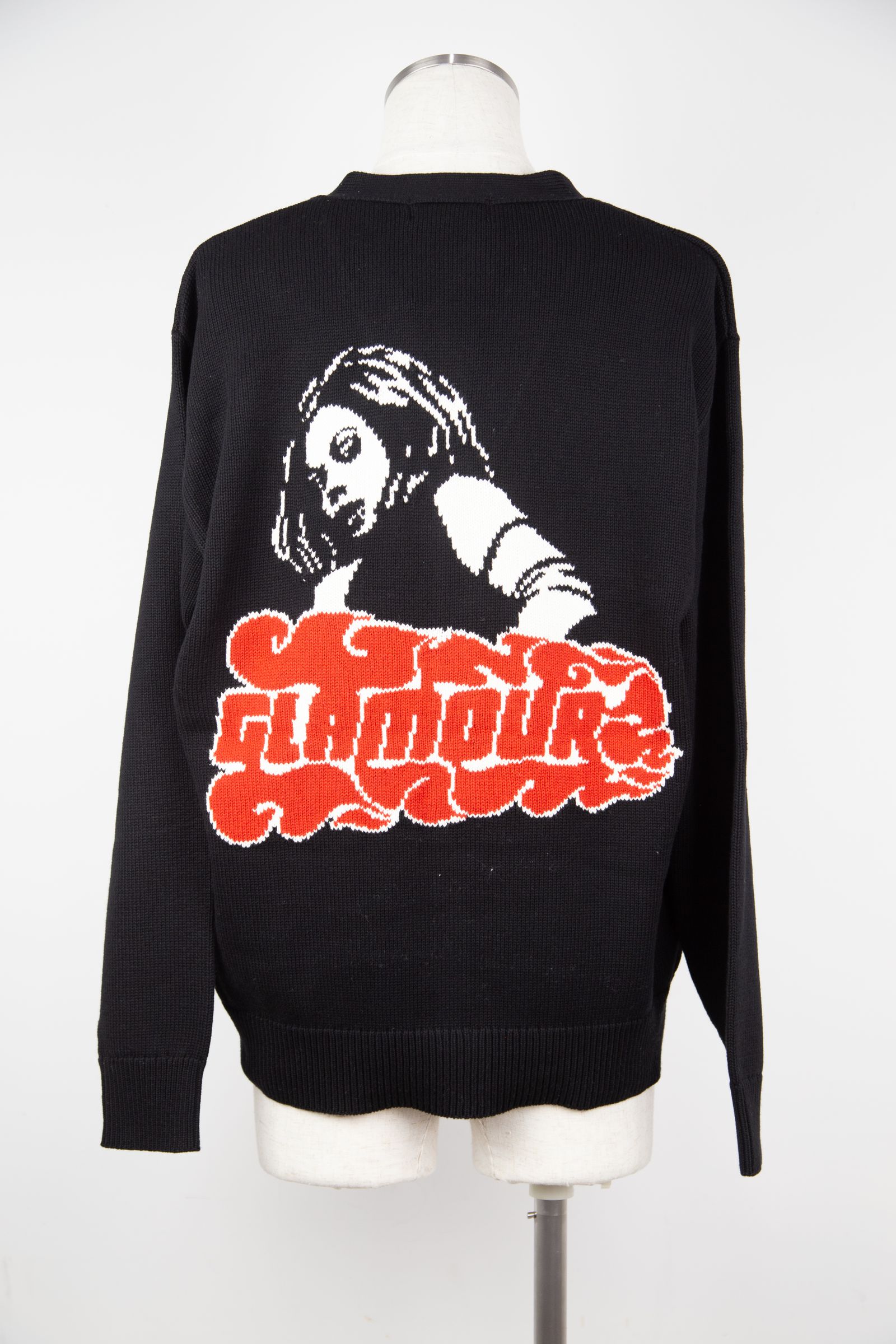 HYSTERIC GLAMOUR - VIXEN GIRL編込 カーディガン / ホワイト | Tempt