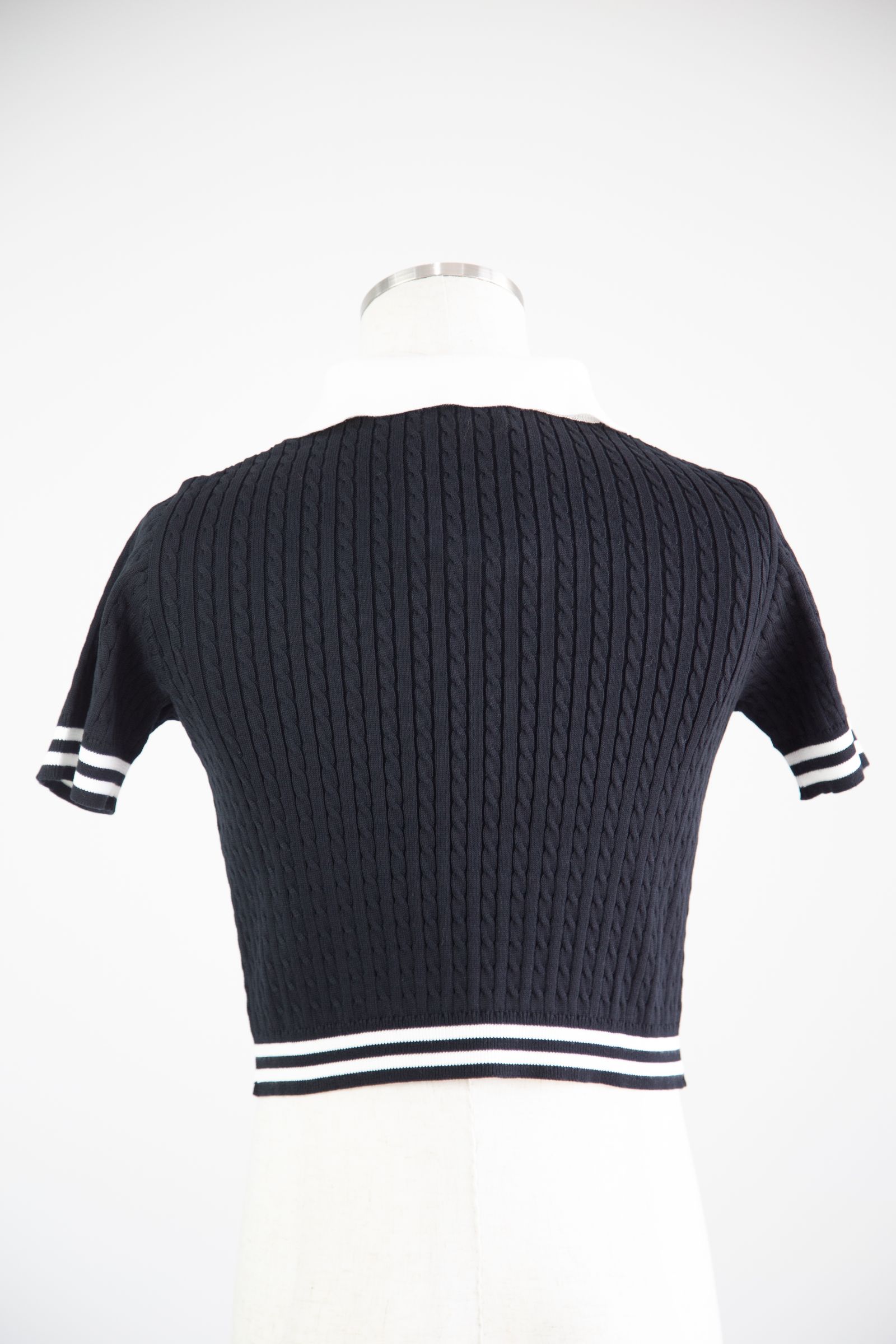 HYSTERIC GLAMOUR - HYSTERIC 75ジャカード チビシャツ / ブラック | Tempt