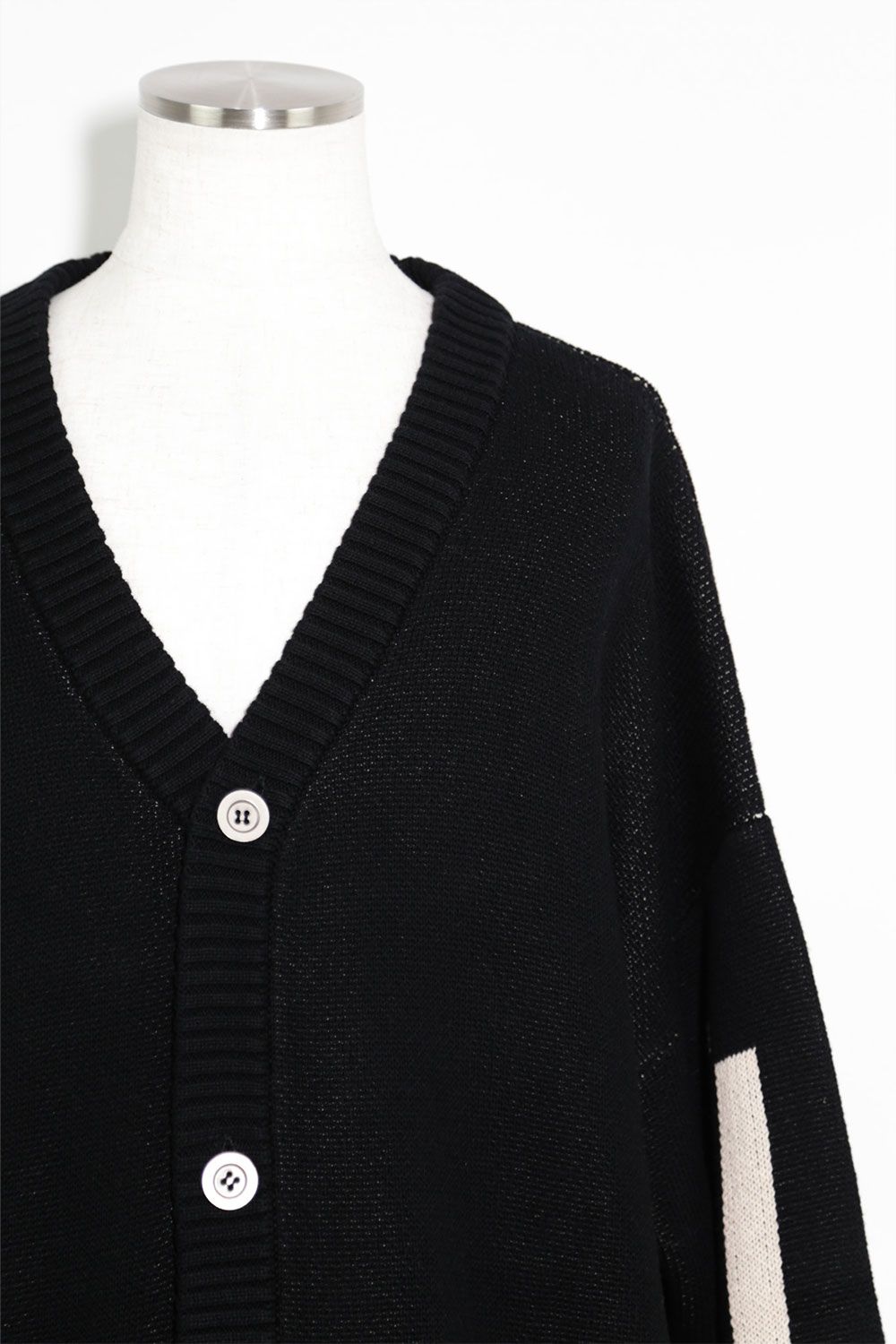 A.F ARTEFACT - 幾何学模様オーバーサイズカーディガン / Geo Pattern