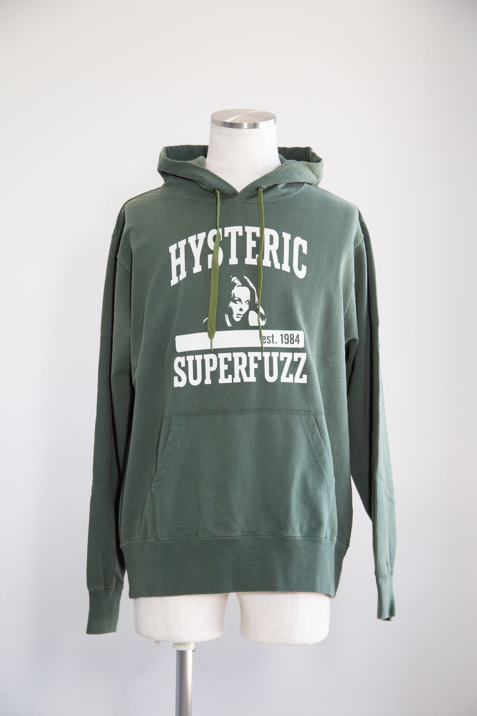 HYSTERIC GLAMOUR - SUPERFUZZ 1984 パーカー / チャコール | Tempt