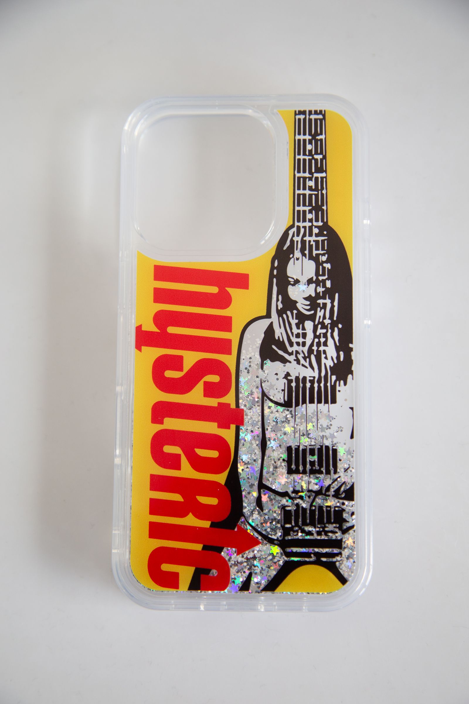 HYSTERIC GLAMOUR - GUITAR GIRL ラメiPhoneカバー / イエロー | Tempt