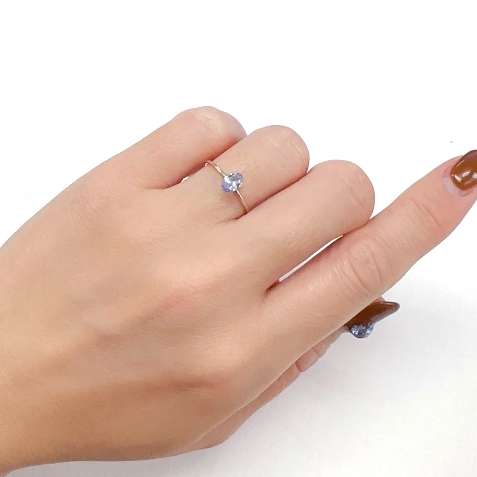 ラベンダーゾイサイト(宝石名ゾイサイト)タンザニア産 識別済 0.36ct