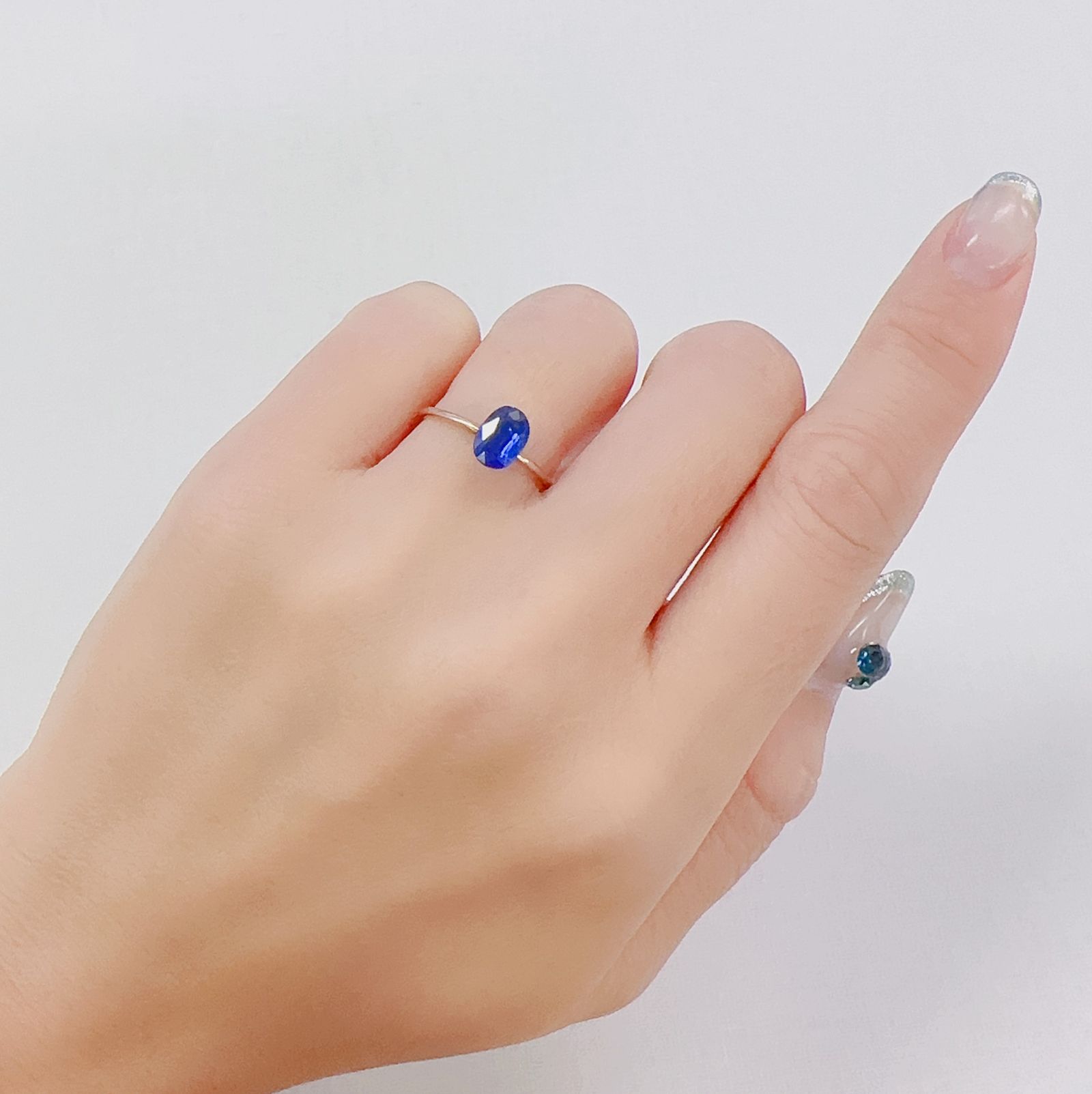 カイヤナイト(宝石名カイヤナイト)ネパール産 識別済 1.00ct / 7.2x5