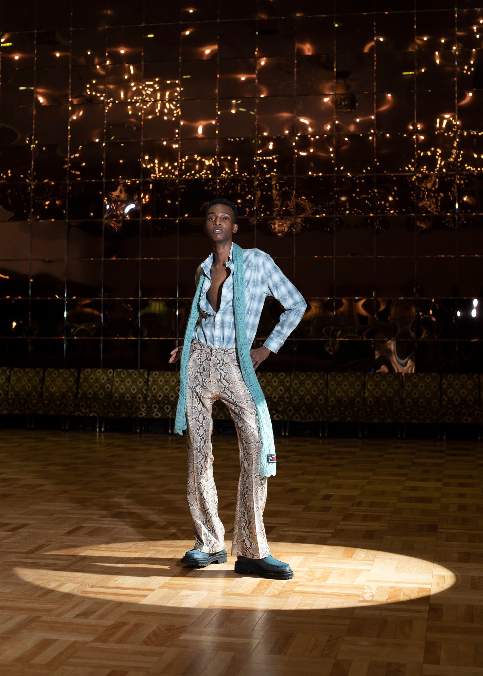 DAIRIKU Dress-Up-Dawn ポロシャツ 紫