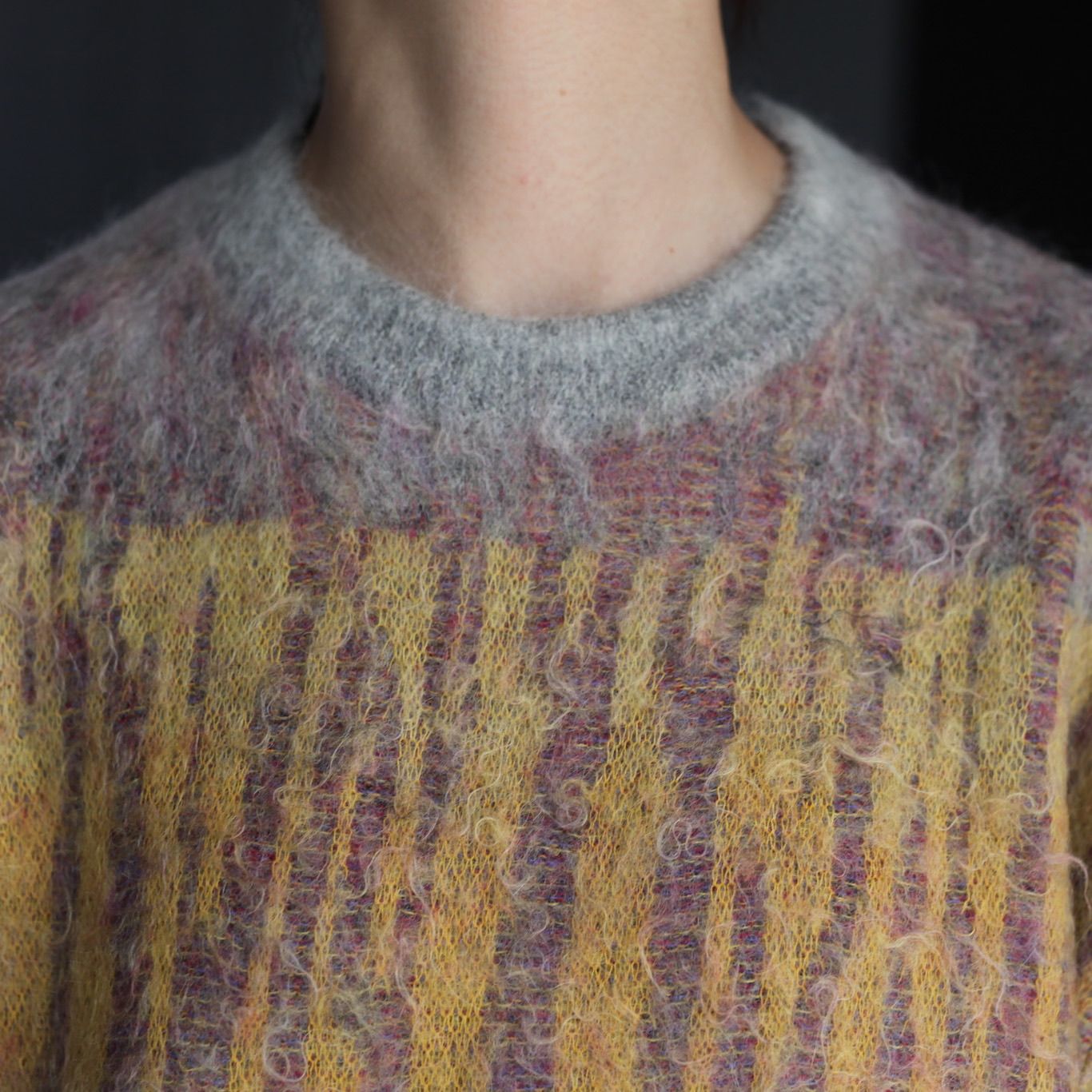 YOKE - 【残りわずか】Tree Jaquard Mohair Sweater | ACRMTSM ONLINE