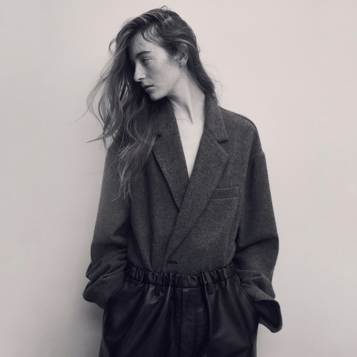 ssstein - 【残り一点】Wool/Cashmere Fleece Single Breasted Jacket