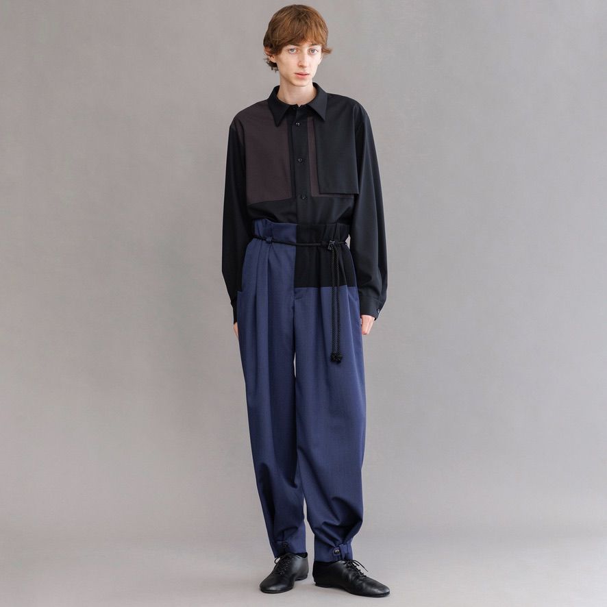 ETHOSENS - 【残り一点】Bicolor Squeeze Slacks | ACRMTSM ONLINE STORE