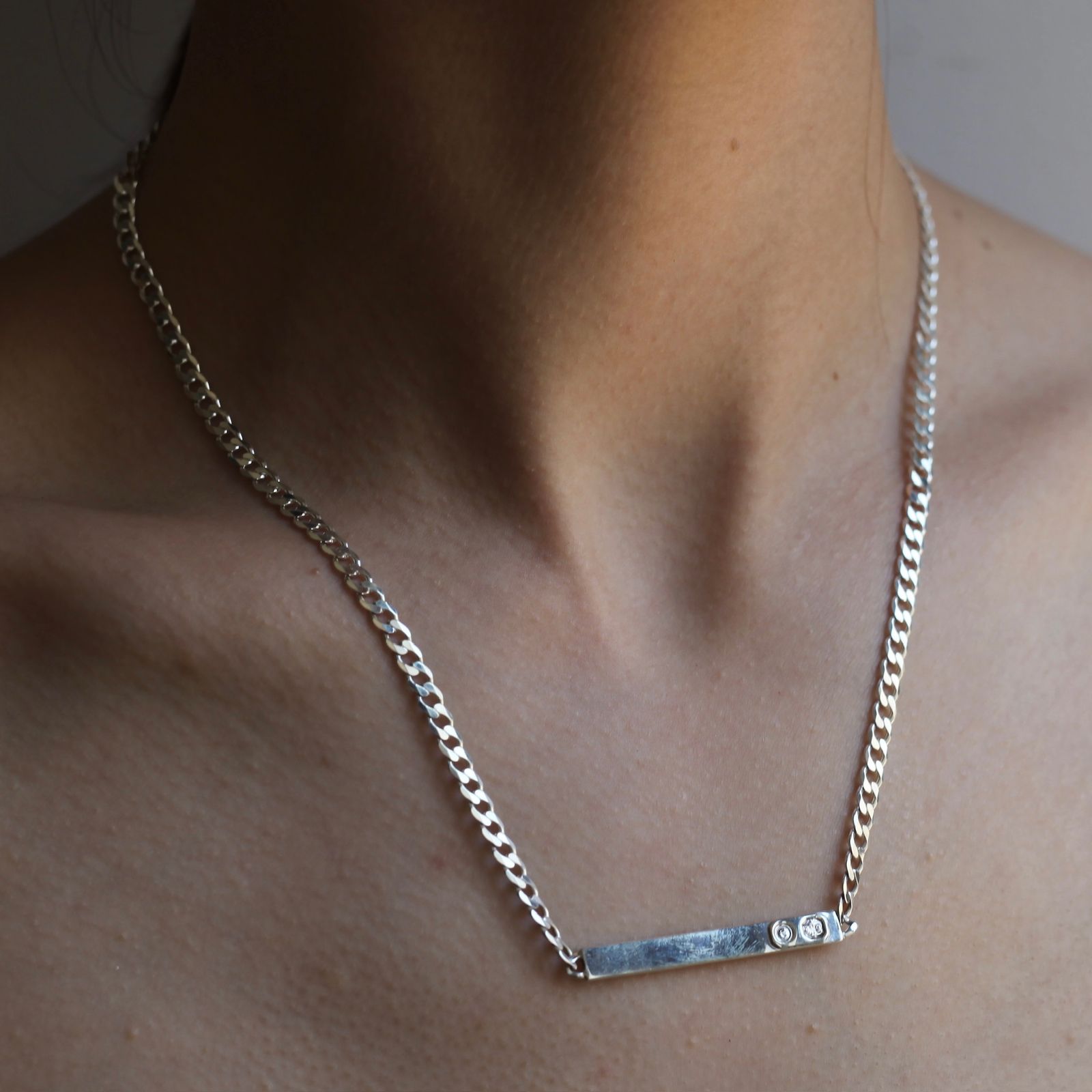 Garden of Eden - 【残り一点】ID Necklace Small(SILVER) | ACRMTSM