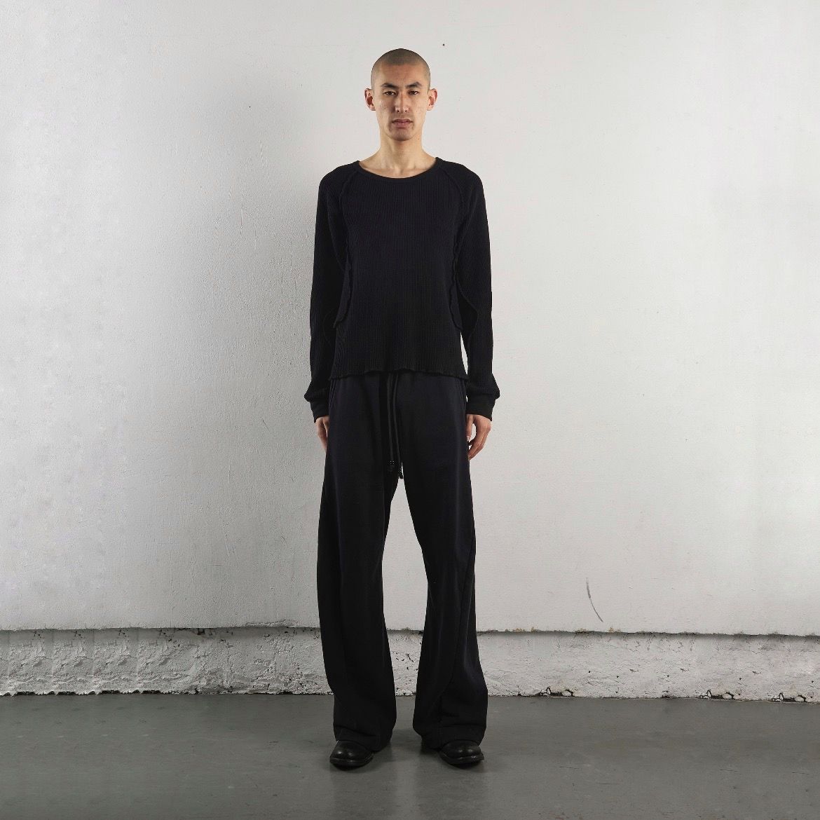 NVRFRGT - 【残りわずか】Waffle Thermal Long Sleeve T-shirt