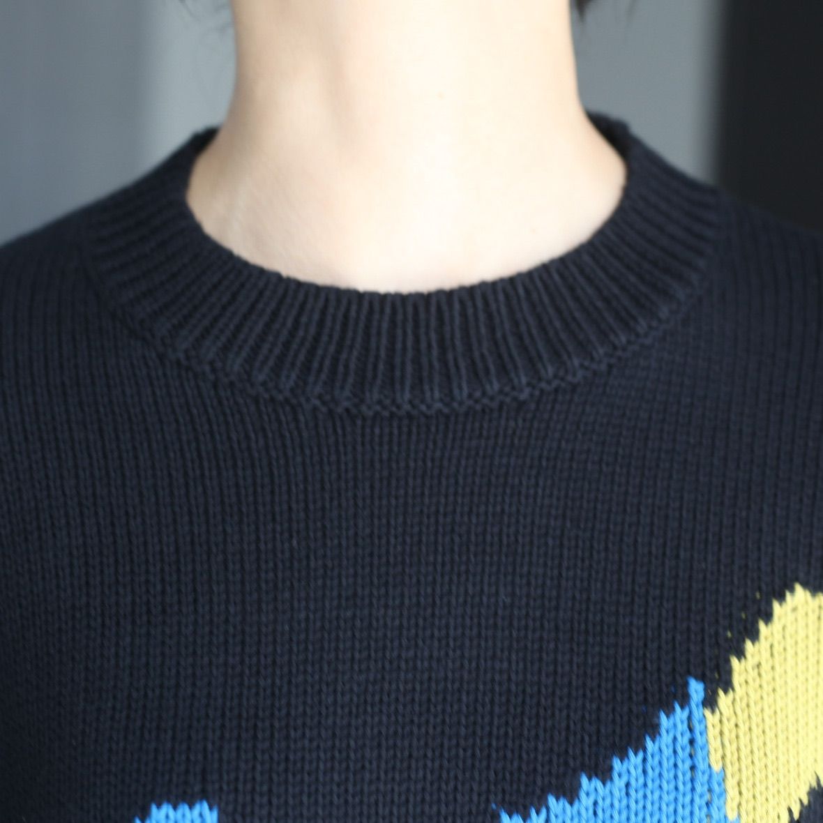 LAD MUSICIAN - 【残り一点】C/L Intarsia Lad Bear Pullover