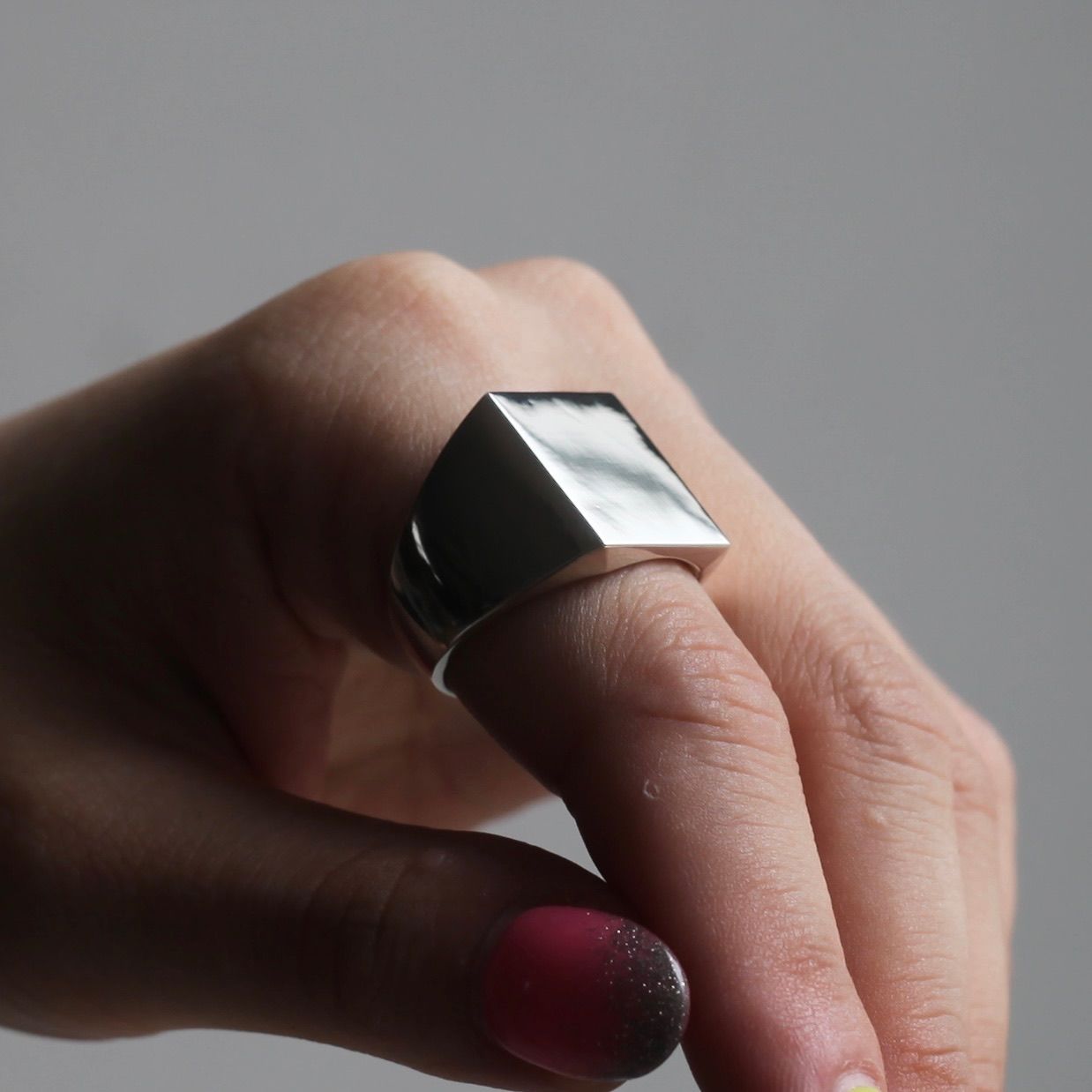 Garden of Eden - 【残り一点】Square Ring Small(SILVER) | ACRMTSM