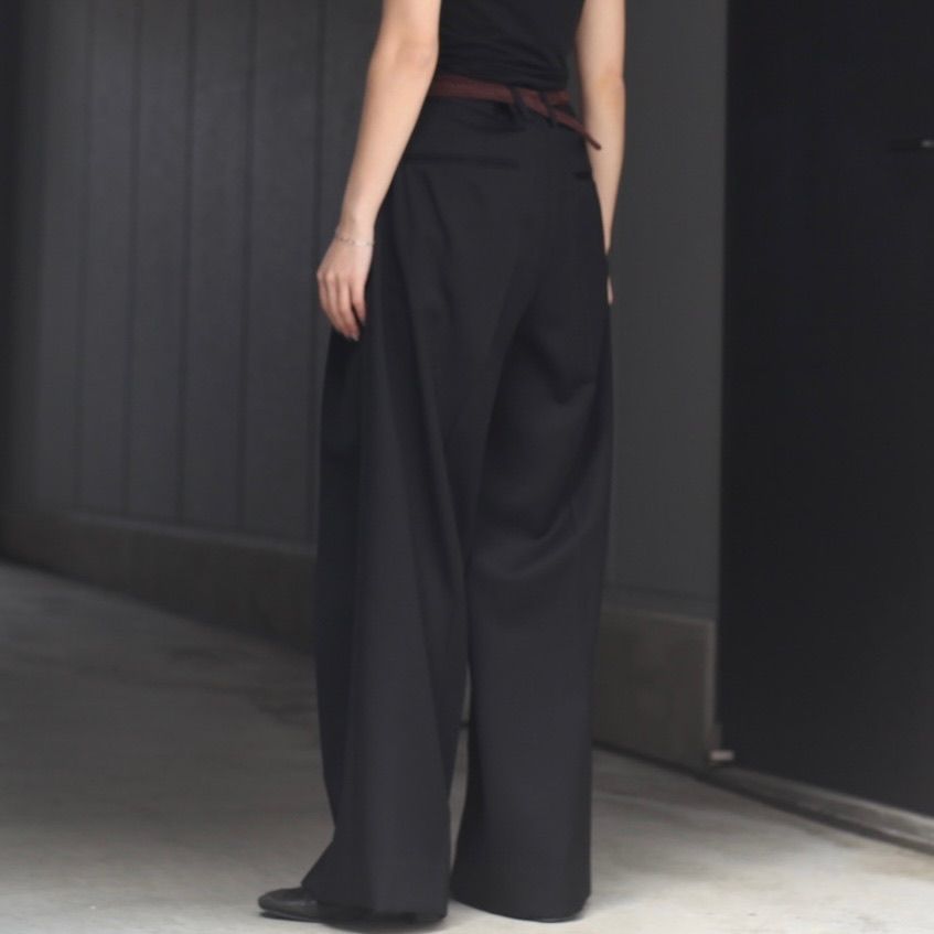 ssstein - 【再販売通知受付可能】Extra Wide Trousers(2/90 WOOL