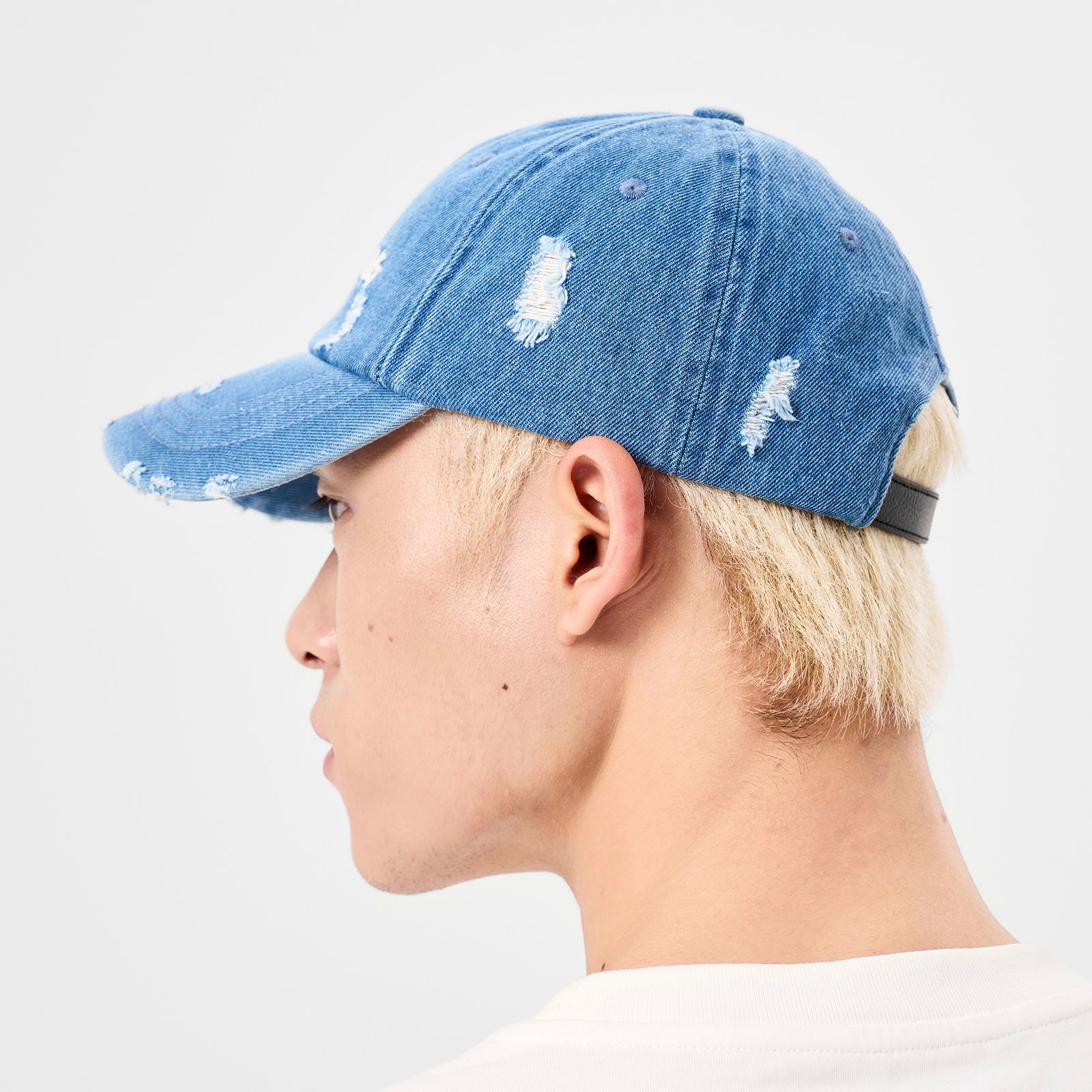 Feng Chen Wang - 【残りわずか】Distress Denim Cap | ACRMTSM ONLINE