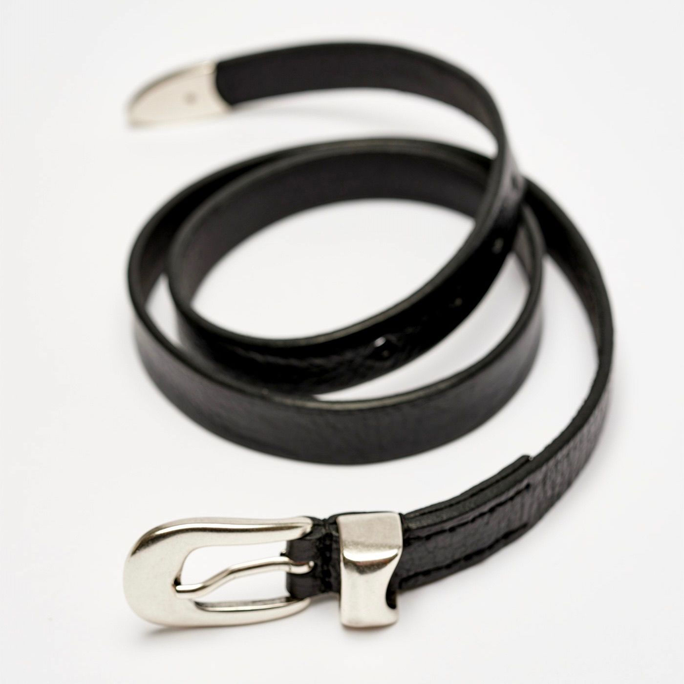 OUR LEGACY - 【残りわずか】2cm Belt(BLACK) | ACRMTSM ONLINE STORE