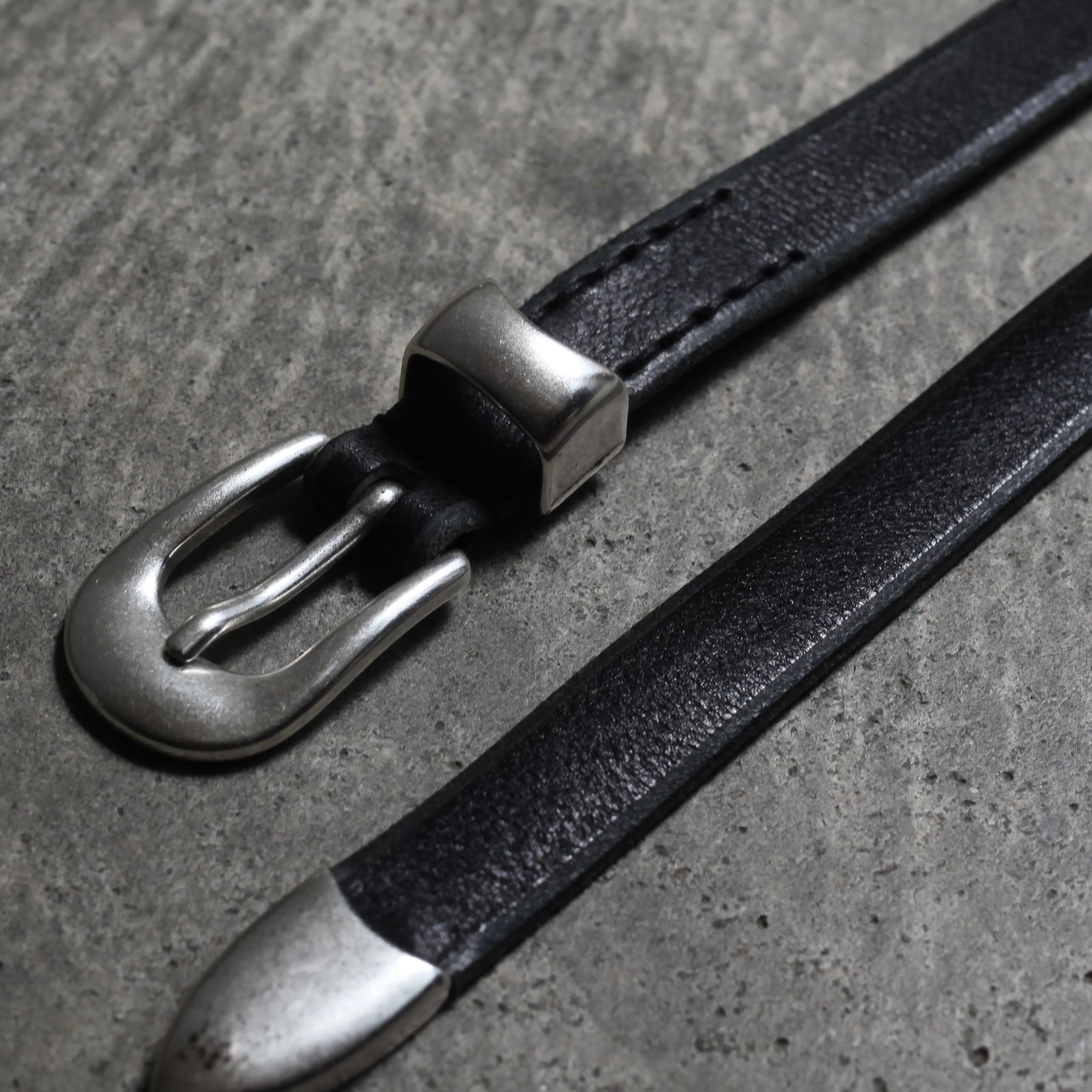 OUR LEGACY - 【残りわずか】2cm Belt(BLACK) | ACRMTSM ONLINE STORE
