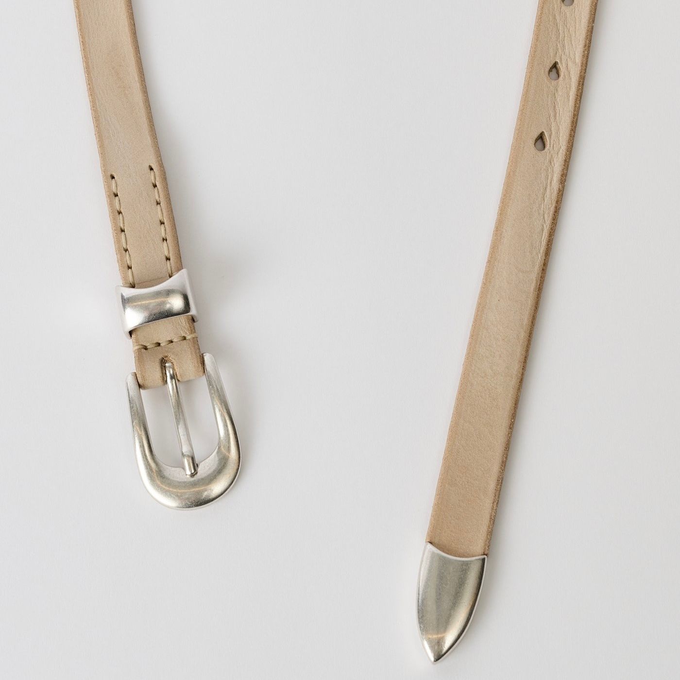 OUR LEGACY - 【残り一点】2cm Belt(CHALKY WHITE) | ACRMTSM ONLINE STORE