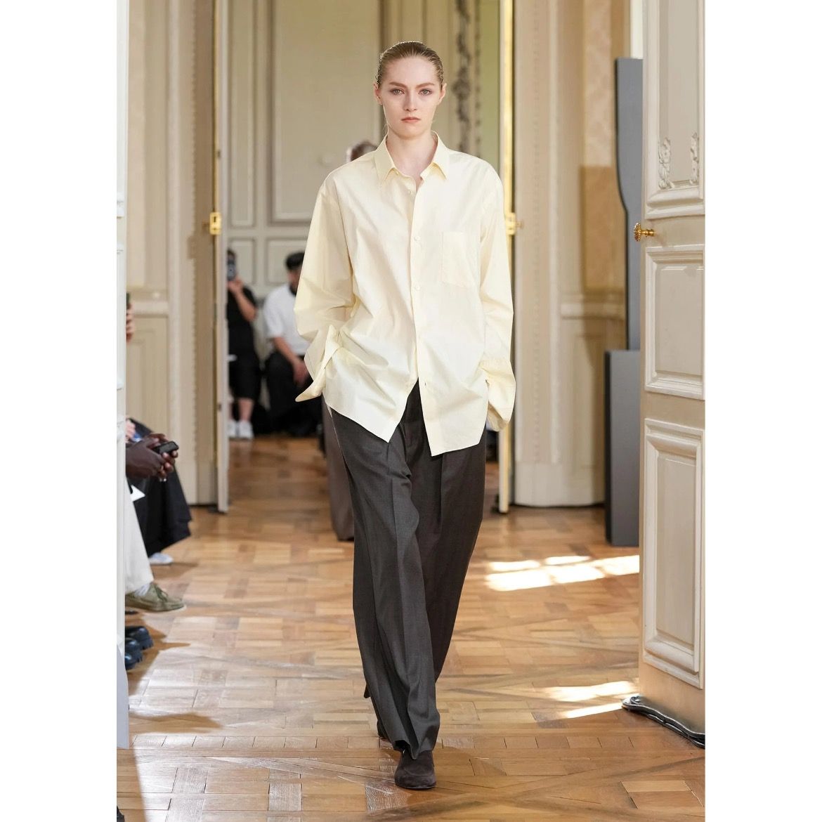 ssstein - 【再販売通知受付可能】Extra Fine Wool Long Wide Trousers