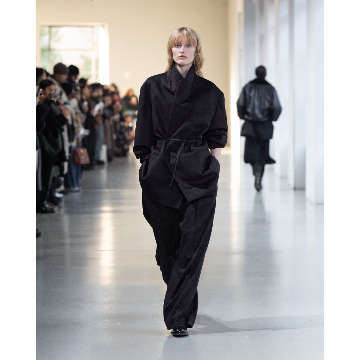 ssstein - 【残り一点】Pure Cashmere Back Slash Peak Lapel Jacket