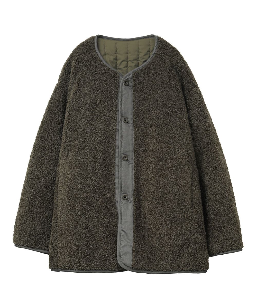 CLANE - リバーシブルボアジャケット - 21-22AW REVERSIBLE MILITARY