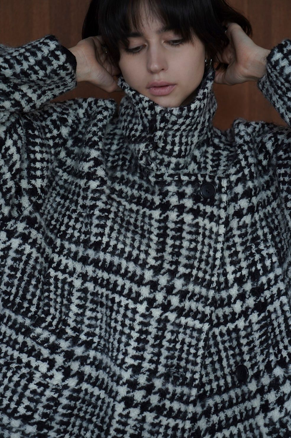 CLANE - コクーン オーバー コート - SHORT SHAGGY COCOON OVER COAT