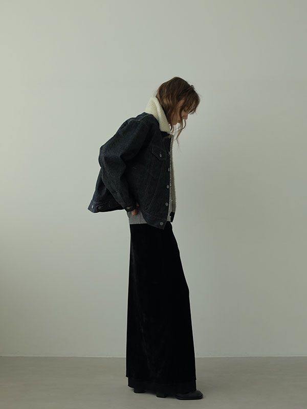 ETRE TOKYO - ボアデニムトラッカージャケット - INDIGO | ADDICT WEB SHOP