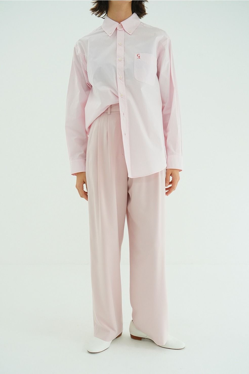 CLANE - 【26SS】 ベーシックタックパンツ - BASIC TUCK PANTS (PINK