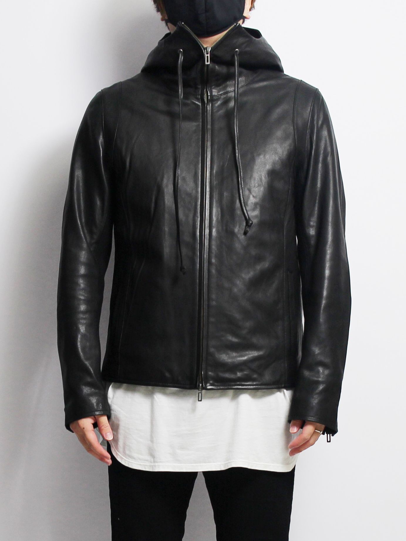 希少XL】DOMENICO+SAVIOレザージャケット 亀梨着用 本革 フード